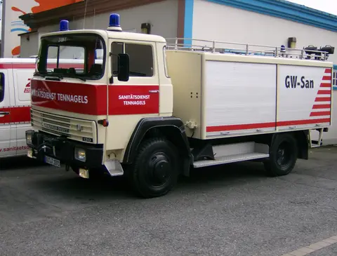 Magirus Deutz 130 1 59 01 Seitenansicht ex. GW San1 91EE